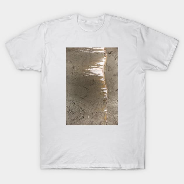 Eroding Cracked Concrete T-Shirt by textural